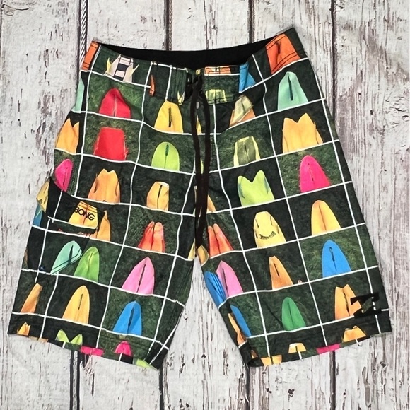 Billabong Board Shorts Swim Trunks Surf Boards Beach Swimwear Mens - Picture 1 of 6